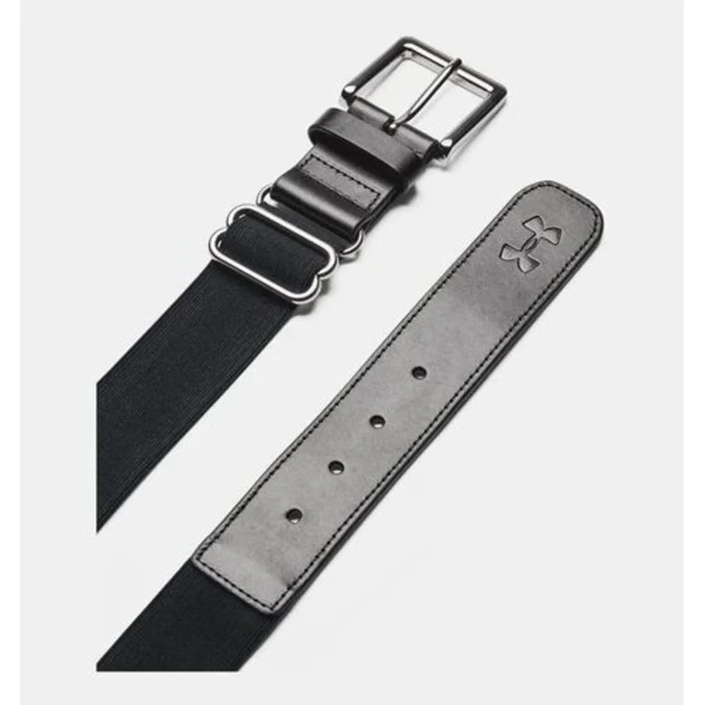 Under Armour Youth Baseball Belt Black Adjustable OSFA 1252085-001
